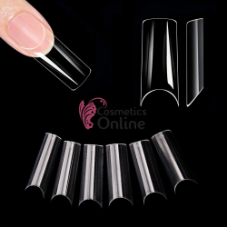 Tipsuri 100 bucati Transparente patrate fara bordura TPS70AA